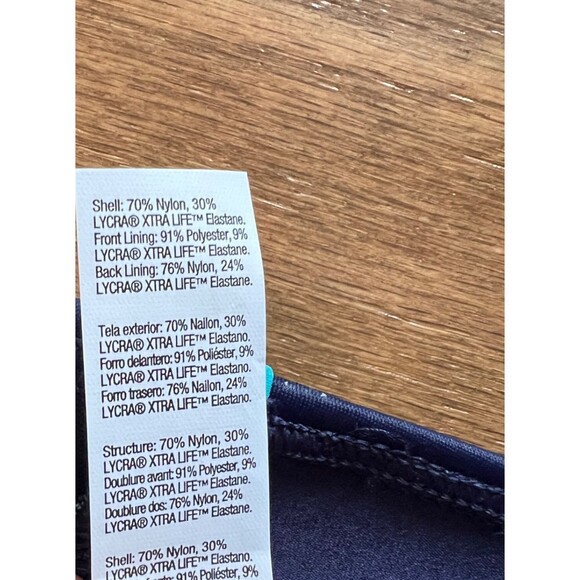 NWT Spanx Flirty Skirted Swim Bottom Size 8 Navy Splash Polka Dot Print 2680 - Picture 11 of 12